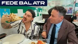 Fede Bal has no limits: he crushed a marinara pizza at L'Antica Pizzeria da Michele in Naples
